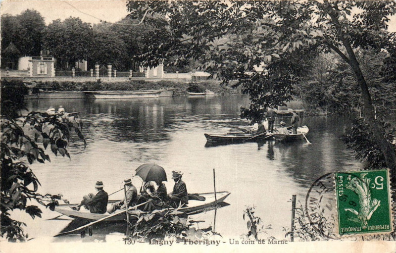 Carte postale ancienne L2875 - Lagny-sur-Marne - Bords de Marne