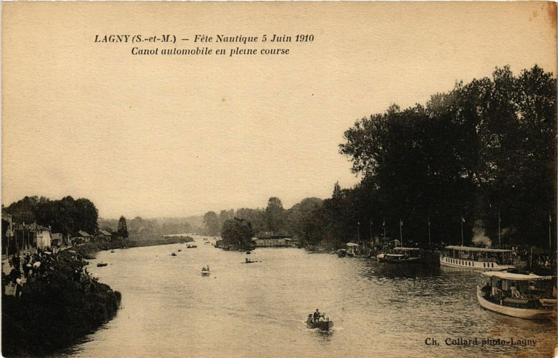 Carte postale ancienne L2876 - Lagny-sur-Marne - Bords de Marne