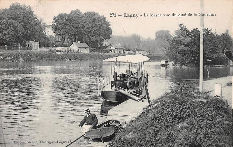 Carte postale ancienne L2880 - Lagny-sur-Marne - Bords de Marne
