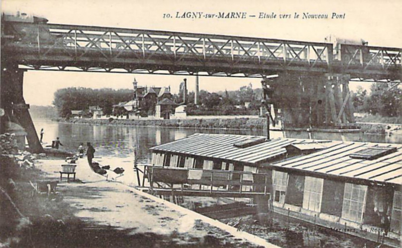 Carte postale ancienne L2882 - Lagny-sur-Marne - Bords de Marne