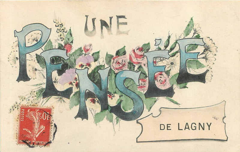 Carte postale ancienne L3076 - Lagny-sur-Marne - Carte postale ancienne