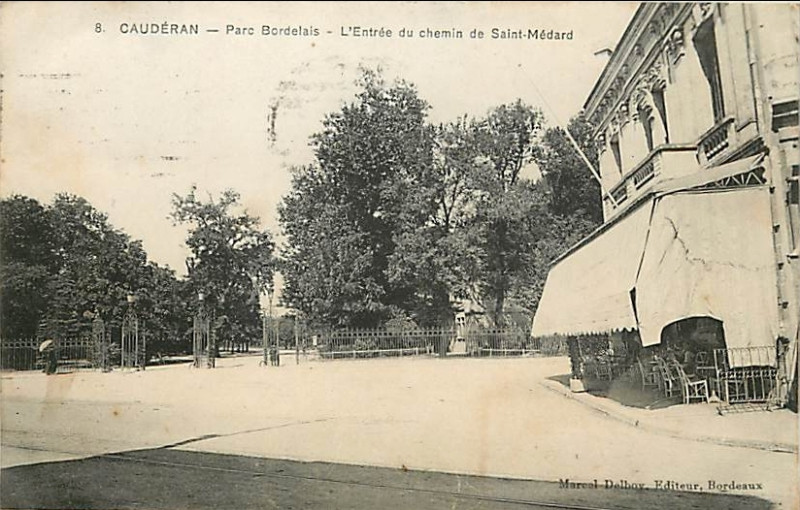 Carte postale ancienne Parc Bordelais - Entrée 4 à Bordeaux