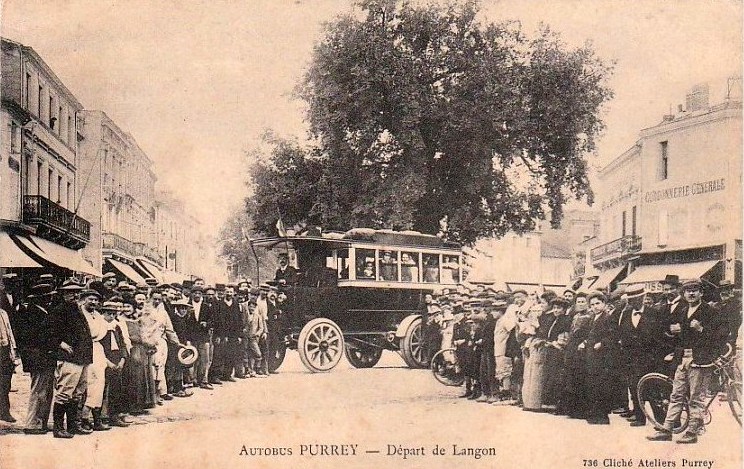 Carte postale ancienne Maison Purrey 5 à Bordeaux