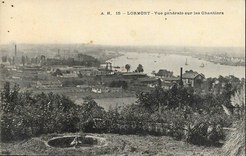 Carte postale ancienne Lormont - Chantiers de la Gironde 2 à Bordeaux
