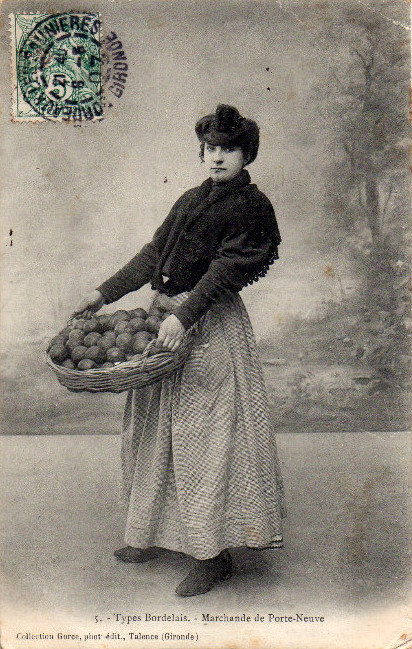 Carte postale ancienne Bordeaux - Types bordelais 16 à Bordeaux