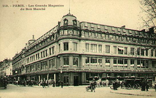 Carte postale ancienne Le Bon Marché à Paris (2)