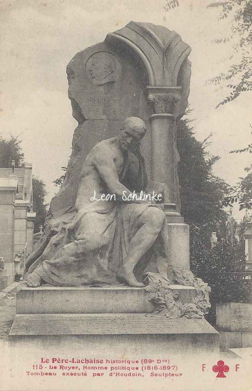 Carte postale ancienne Le Père-Lachaise - Le Royer à Paris 20e