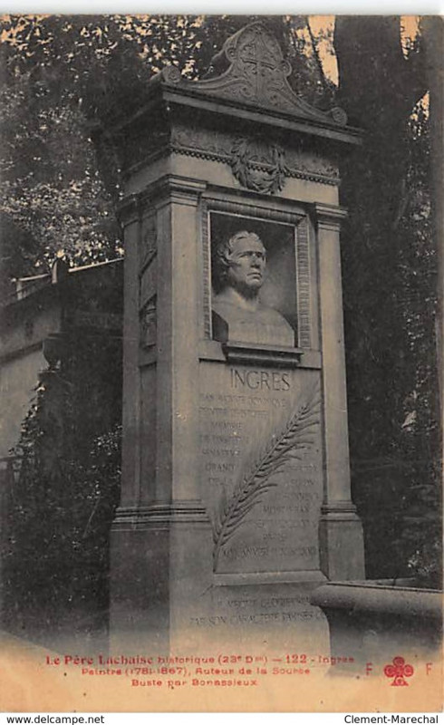 Carte postale ancienne Le Père-Lachaise - Ingres à Paris 20e