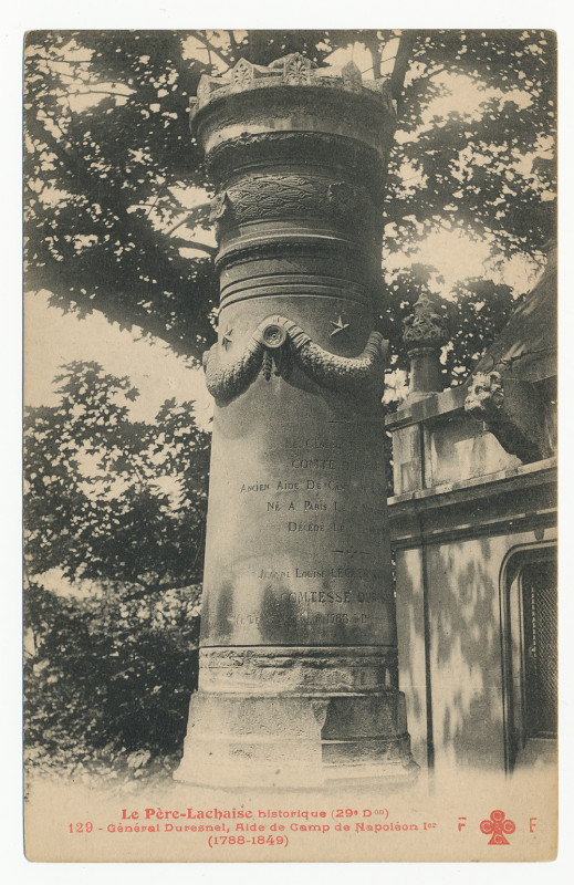 Carte postale ancienne Le Père-Lachaise - Général Duresnel à Paris 20e