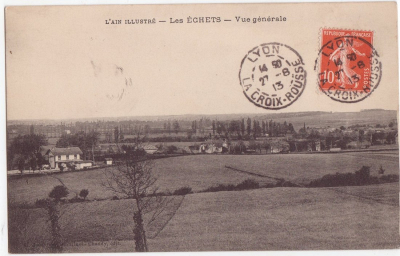 Carte postale ancienne Les Echets - Miribel - Cp (12) à Miribel-Lanchâtre