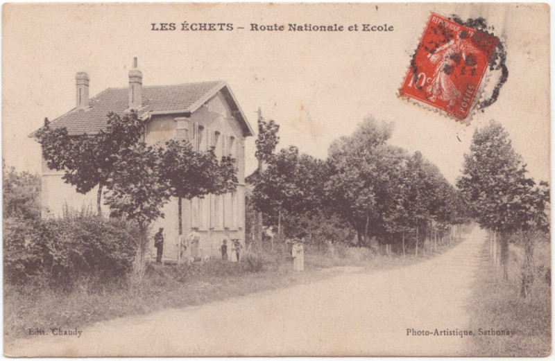 Carte postale ancienne Les Echets - Miribel - Cp (16) à Miribel-Lanchâtre