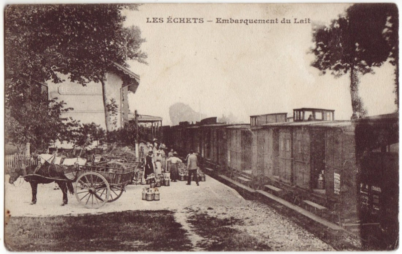 Carte postale ancienne Les Echets - Miribel - Cp (18) à Miribel-Lanchâtre