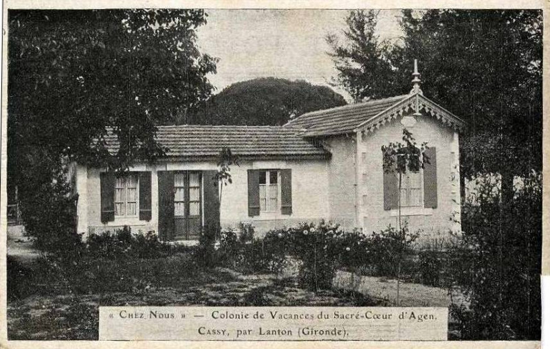 Carte postale ancienne Cassy - Colonie de vacance Chez-nous a
