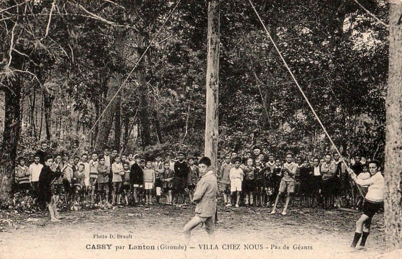 Carte postale ancienne Cassy - Colonie de vacance Chez-nous e