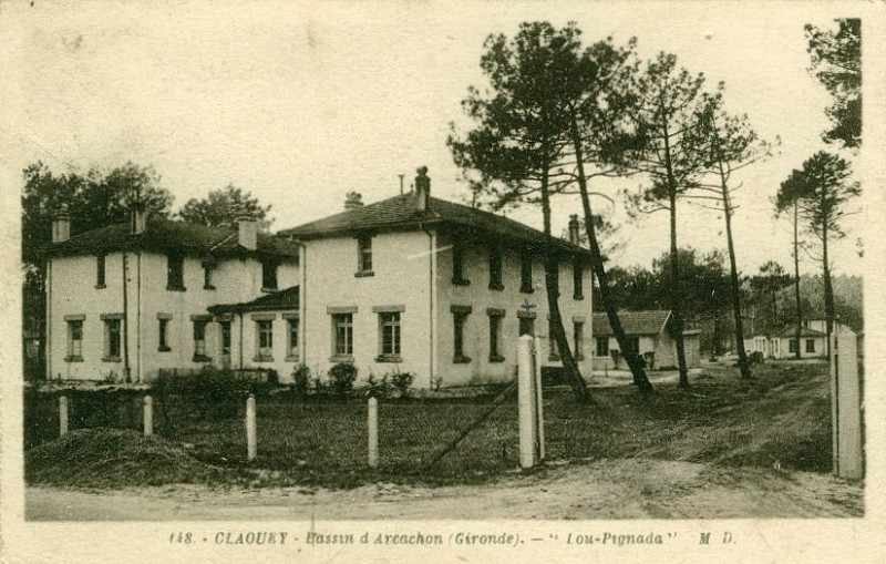 Carte postale ancienne Claouey - La Pignada 4