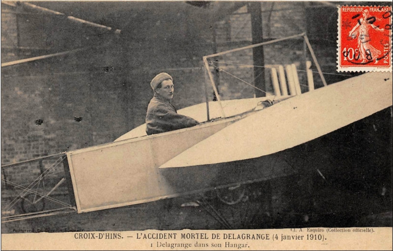 Carte postale ancienne Croix d'Hins - Delagrange 1