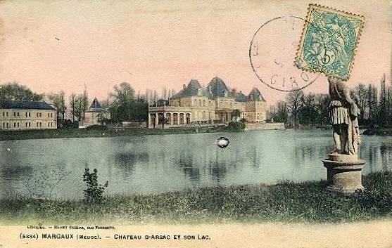 Carte postale ancienne Margaux-Cantenac - château d'Arsac 1