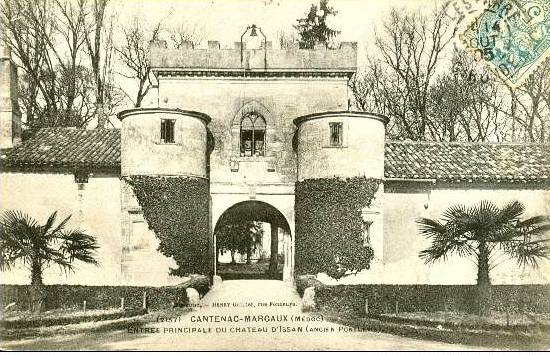 Carte postale ancienne Margaux-Cantenac - château d'Issan 5