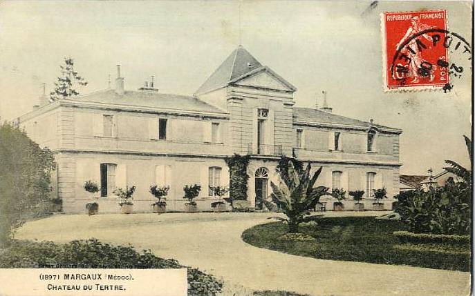 Carte postale ancienne Margaux-Cantenac - château du Tertre 1