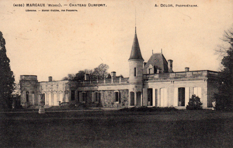 Carte postale ancienne Margaux-Cantenac - château Dufort-Vivens 2