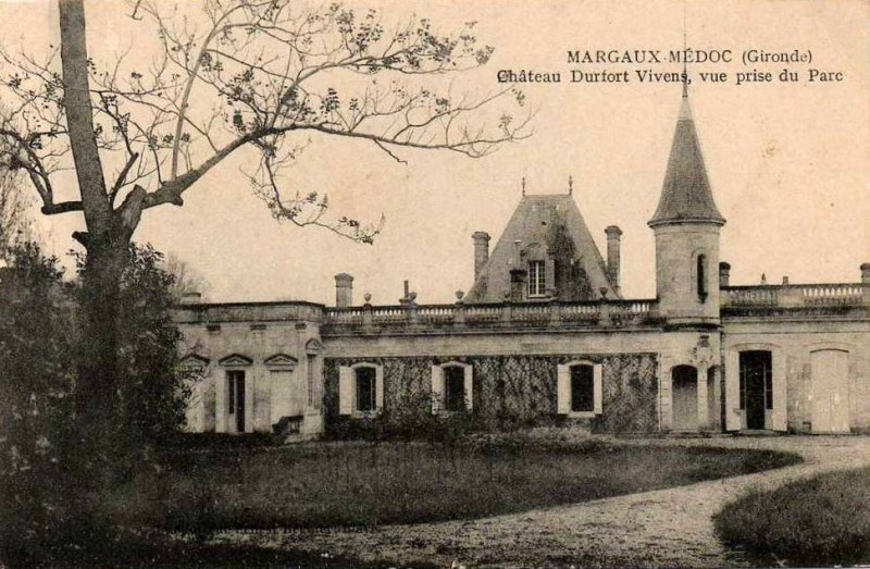 Carte postale ancienne Margaux-Cantenac - château Dufort-Vivens 4