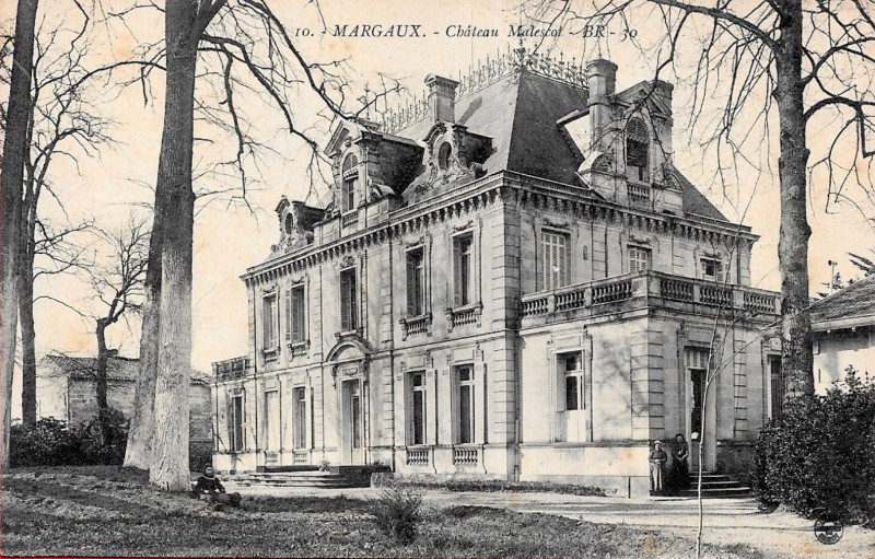 Carte postale ancienne Margaux-Cantenac - château Malescot 3