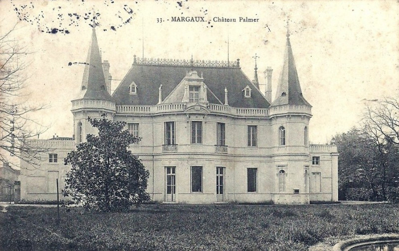 Carte postale ancienne Margaux-Cantenac - château Palmer 1