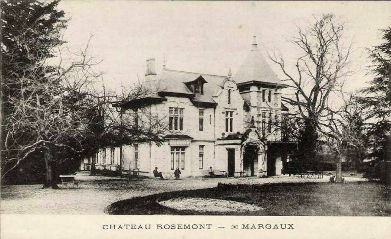 Carte postale ancienne Margaux-Cantenac - château Rosemont 1