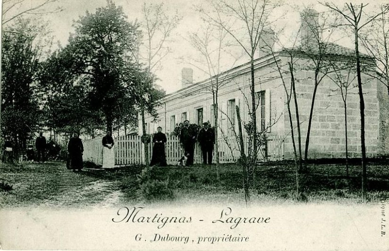 Carte postale ancienne Martignas - Lagrave 1