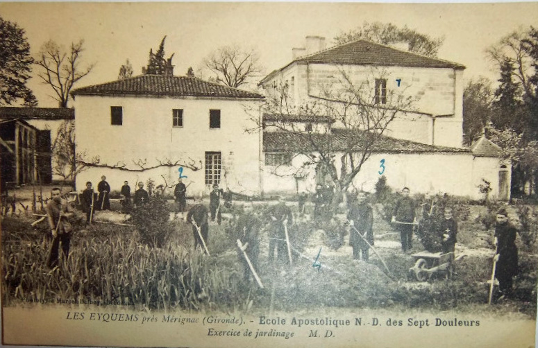Carte postale ancienne Mérignac - les Eyquems 2