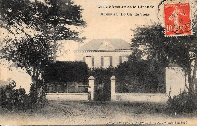 Carte postale ancienne Mombrier - château Viens