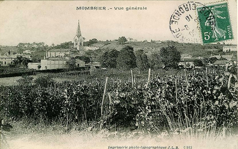 Carte postale ancienne Mombrier - vue générale 5