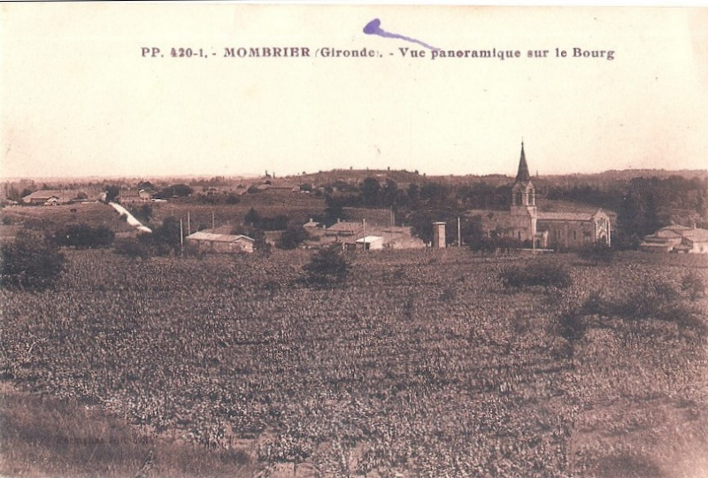 Carte postale ancienne Mombrier - vue générale 6