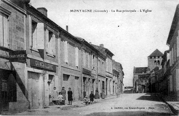 Carte postale ancienne Montagne - avenue de La Poste 2