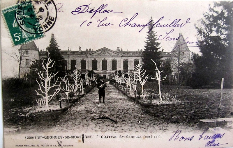 Carte postale ancienne Montagne - château Saint-Georges 3