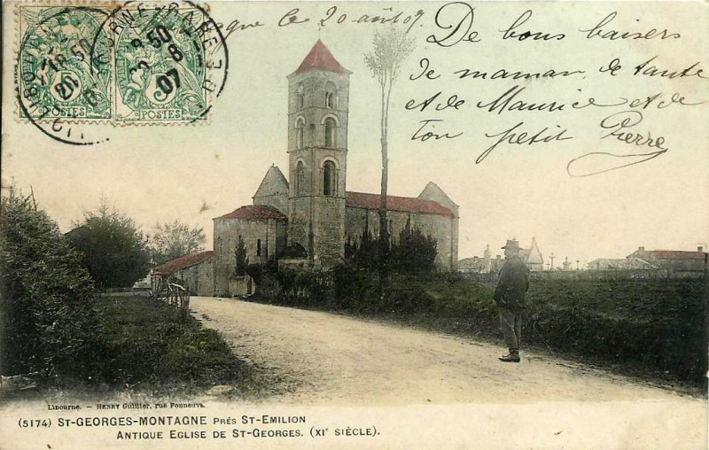 Carte postale ancienne Montagne - église St Georges