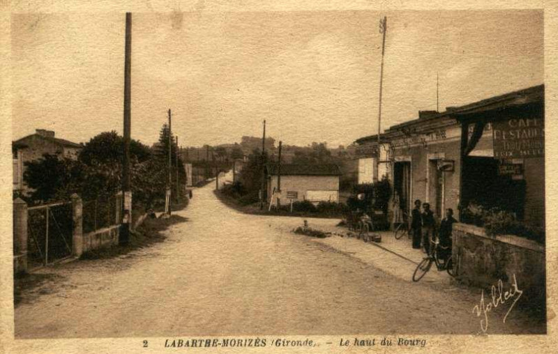Carte postale ancienne Morizès - bourg 5