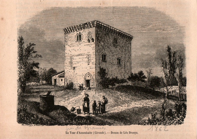 Carte postale ancienne Moulon - Tpour de l'Ansouhaite