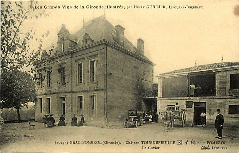 Carte postale ancienne Néac - château Tournefeuille 1