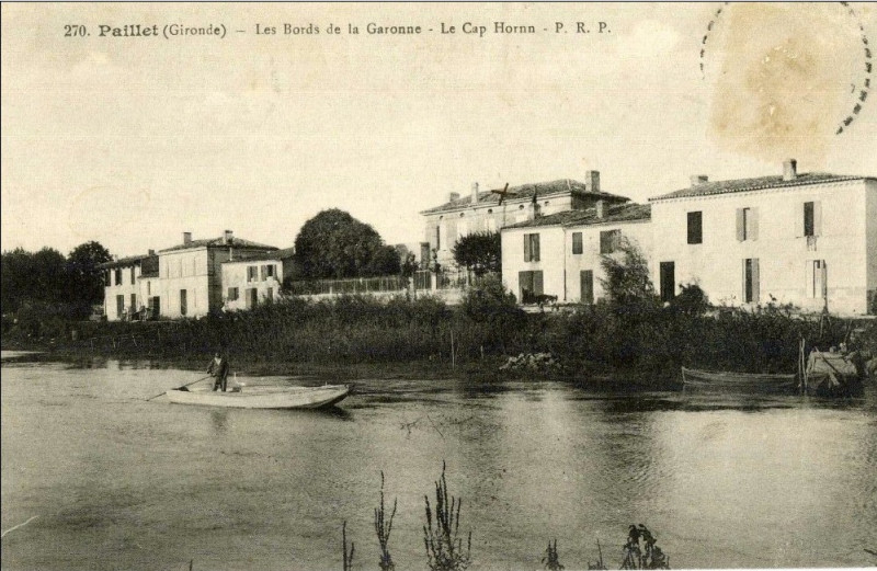 Carte postale ancienne Paillet les-bords-de-la-Garonne 2
