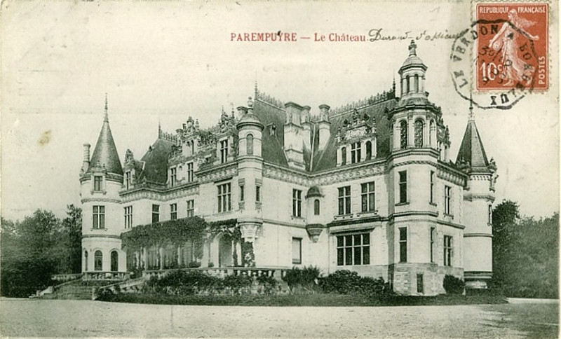 Carte postale ancienne Parempuyre - château 2