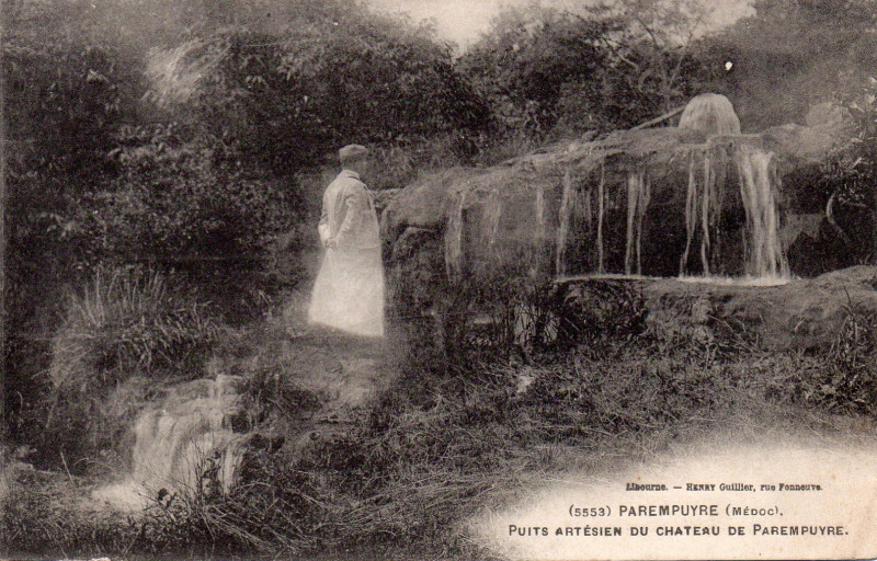 Carte postale ancienne Parempuyre - château 5