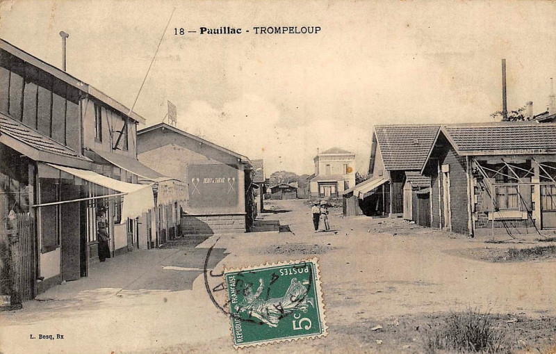 Carte postale ancienne Pauillac - Trompeloup 1