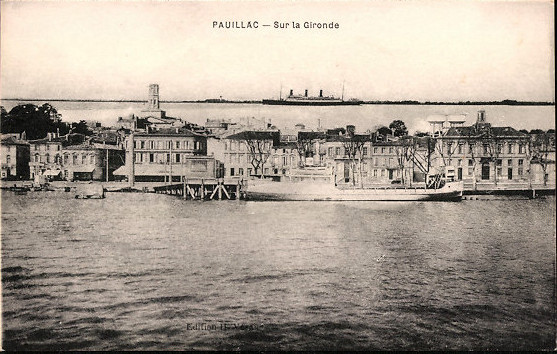 Carte postale ancienne Pauillac - vue générale 6