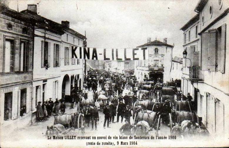 Carte postale ancienne Podensac - Kina-Lillet a