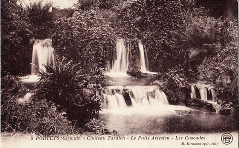 Carte postale ancienne Portets - château Tardieu 5
