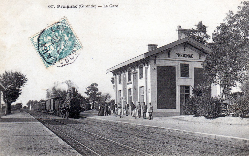 Carte postale ancienne Midi Preignac Jpvl