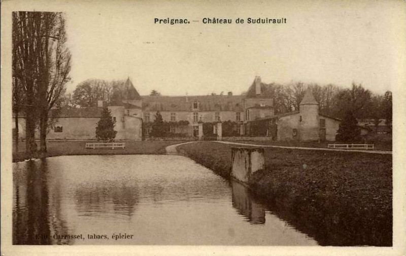 Carte postale ancienne Preignac - château Suduiraud 3