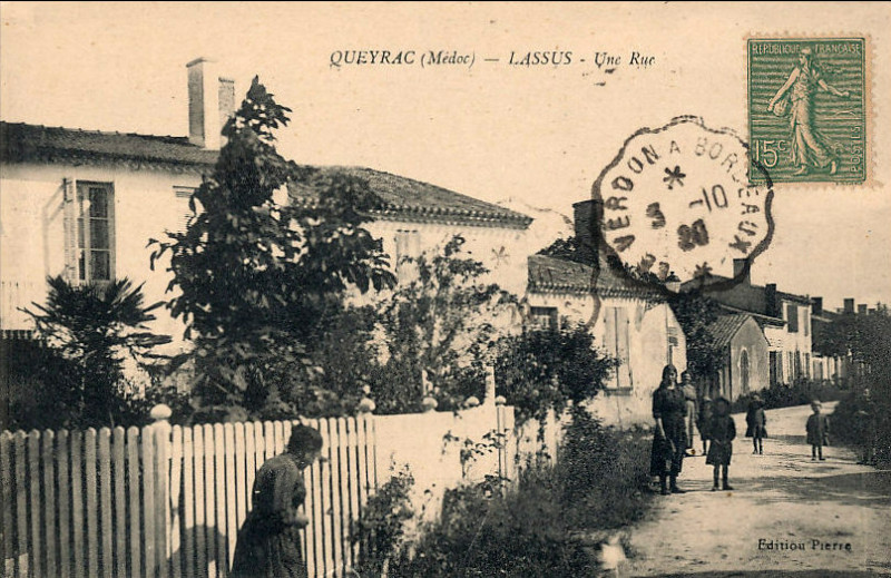 Carte postale ancienne Queyrac - Lassus