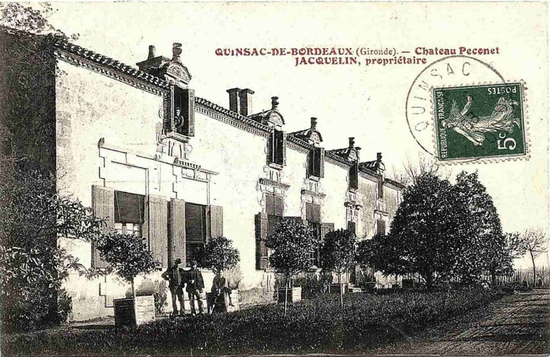 Carte postale ancienne Quinsac - château Peconet 1
